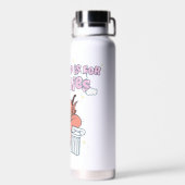 Phil - Giving Up is for Rookies Water Bottle ウォーターボトル (背面)