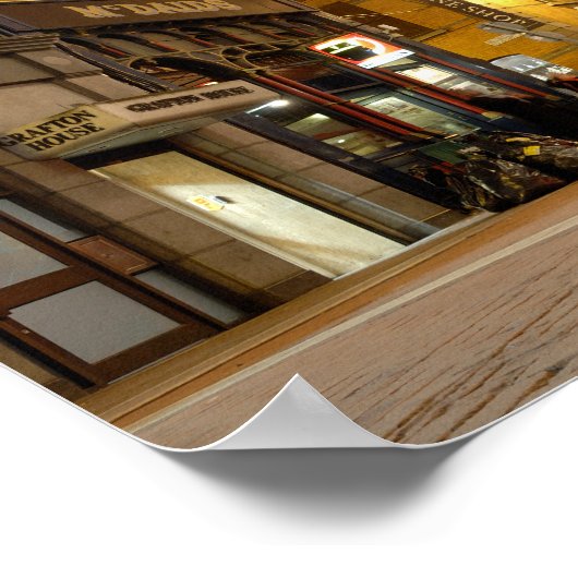 Phil Lynot Sculpture/ダブリン ポスター (角)