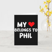 Phil - My Heart Belongs To Phil - Love  カード (黄色い花)