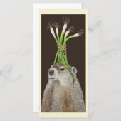 Phil the groundhogフラットカード (正面/裏面)