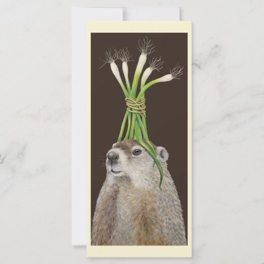 Phil the groundhogフラットカード (正面)