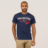 Philadelphia 215 City Athletic Department Vintage Tシャツ (正面フル)
