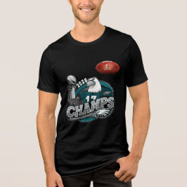 Philadelphia Eagles 2025 Super Bowl Champions Eagl トライブレンドＴシャツ