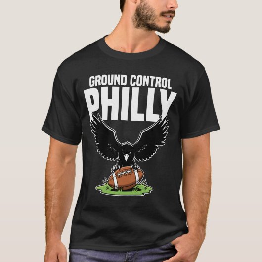 PHILADELPHIA GROUND CONTROL - PHILADELPHIA FOOTBAL Tシャツ (正面)