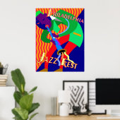 Philadelphia Jazz Fest ポスター (ホームオフィス)