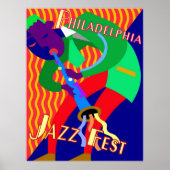 Philadelphia Jazz Fest ポスター (正面)