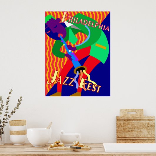 Philadelphia Jazz Fest ポスター (キッチン)