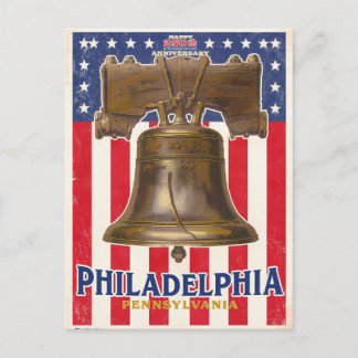 Philadelphia Liberty Bell Vintage ポストカード