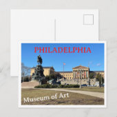 Philadelphia Museum of Art Postcard ポストカード (正面/裏面)