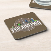 Philadelphia Pennsylvania コースター (左側)