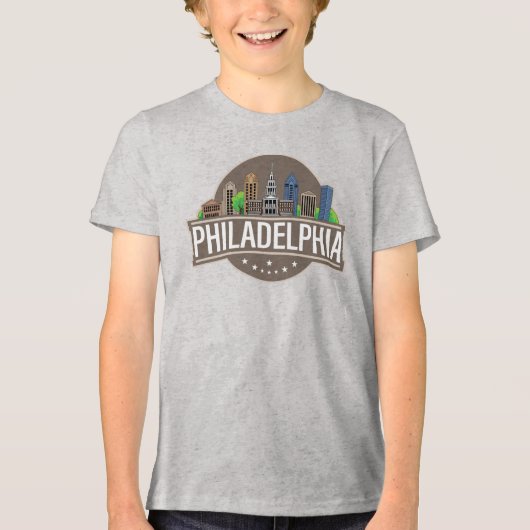 Philadelphia Pennsylvania トライブレンドＴシャツ (正面)