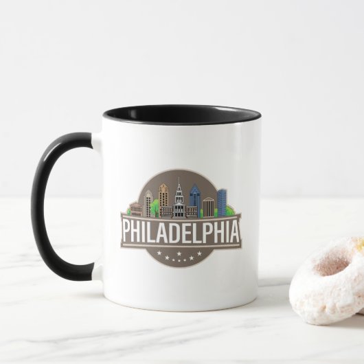 Philadelphia Pennsylvania マグカップ (ドーナツ)