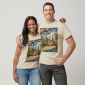 Philadelphia Pennsylvania US Retro Van Gogh Travel Tシャツ (ユニセックス)