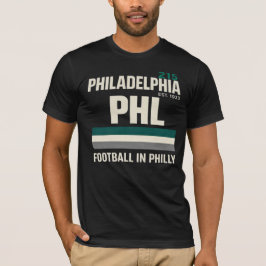 Philadelphia PHL Football in Philly Vintage Sports Tシャツ