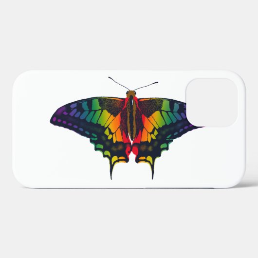 Philadelphia Rainbow Pride Flag Swallowtail Case-Mate iPhoneケース (裏面 (横))