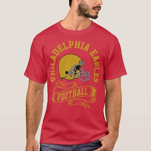 Philadelphia Retro Helmet Tシャツ (正面)