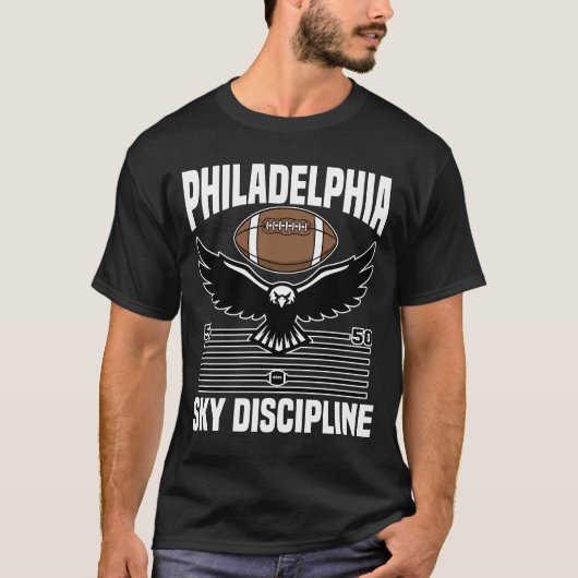 PHILADELPHIA SKY DISCIPLINE - フィラデルフィアイーグルス Tシャツ (正面)