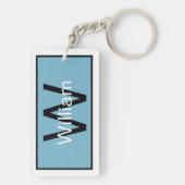 Philadelphia Skyline Silhouette  キーホルダー (裏面)