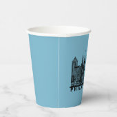 Philadelphia Skyline Silhouette  紙コップ (右)