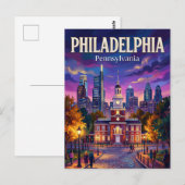 Philadelphia USA ポストカード (正面/裏面)
