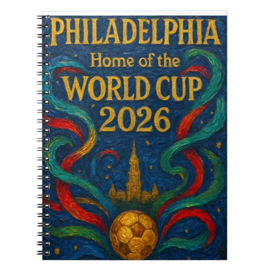 Philadelphia World Cup 2026 Host City ノートブック (正面)