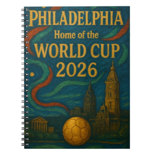 Philadelphia World Cup 2026  to Be Host City  ノートブック (正面)