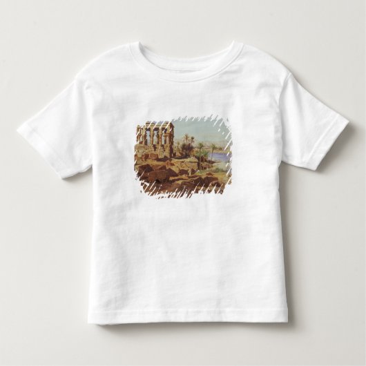 Philae 1866年の島(w/c) トドラーTシャツ (正面)