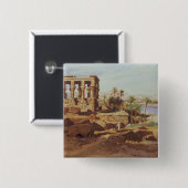 Philae 1866年の島(w/c) 缶バッジ (正面&裏面)