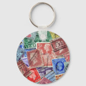 Philatelyヴィンテージイギリス切手 キーホルダー (正面)