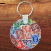 Philatelyヴィンテージイギリス切手 キーホルダー (正面)