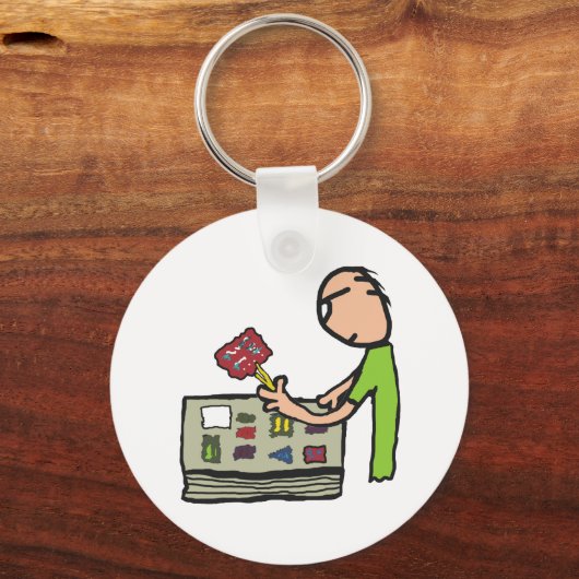 Philately Stamp Collecting キーホルダー (正面)