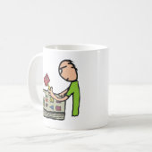 Philately Stamp Collecting コーヒーマグカップ (正面左)