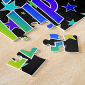 「PHILIP」名、おもしろい「ハッピーバースデー」 ジグソーパズル (側面)