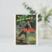 Philip J.の『ウルフマンVS DRACULA』ライリー ポストカード (スタンド正面)