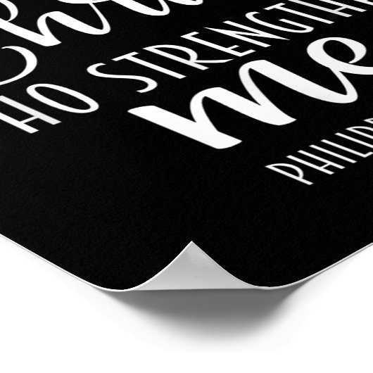 Philipans 4_13 Jesus _ I Can Do All Things Through ポスター (角)