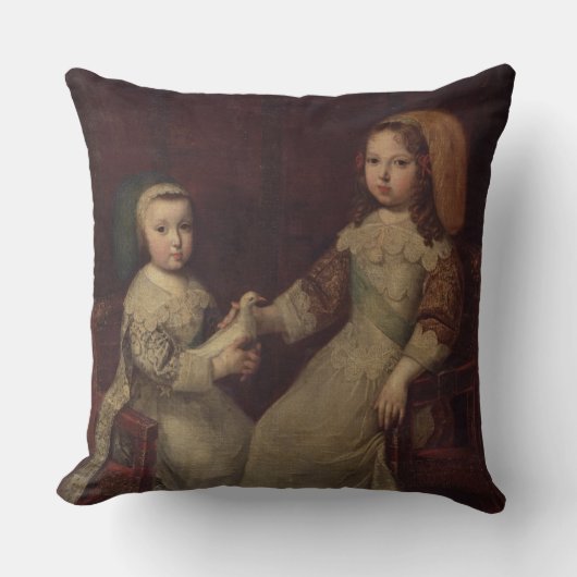 Philippを持つ子供として王ルイ14世(1638-1715年) クッション (正面)