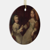 Philippを持つ子供として王ルイ14世(1638-1715年) セラミックオーナメント (右)