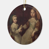 Philippを持つ子供として王ルイ14世(1638-1715年) セラミックオーナメント (左)