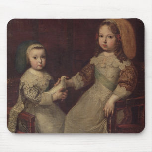 Philippを持つ子供として王ルイ14世(1638-1715年) マウスパッド