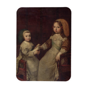 Philippを持つ子供として王ルイ14世(1638-1715年) マグネット