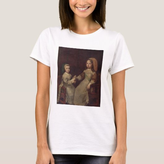 Philippを持つ子供として王ルイ14世(1638-1715年) Tシャツ (正面)