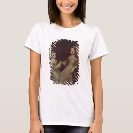 Philippを持つ子供として王ルイ14世(1638-1715年) Tシャツ (正面)