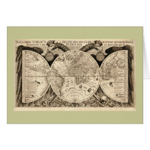 Philipp Eckebrecht - 1630年著旧式な世界地図