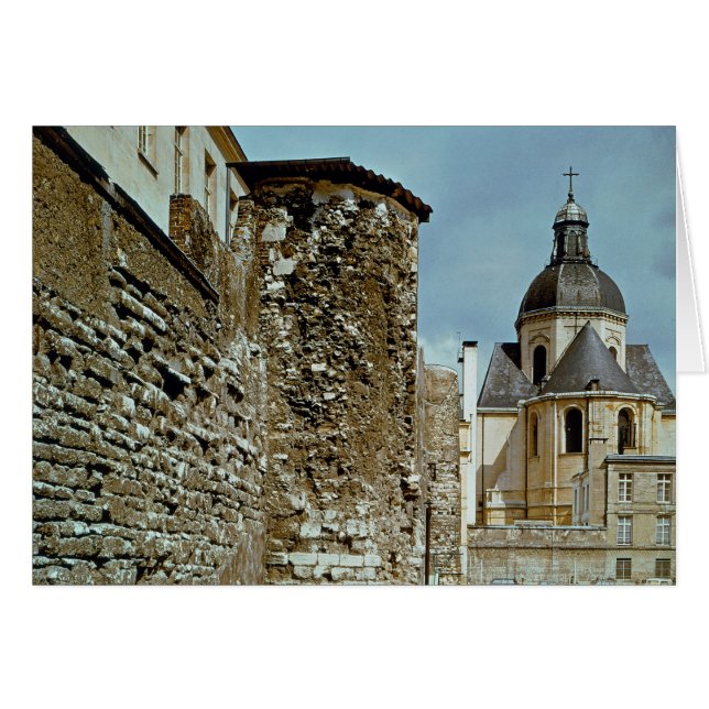 Philippe Augusteの通りdes Jardinsの壁 (正面横)