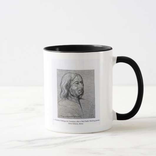 Philippe de Comminesのポートレート マグカップ (右)