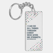 Philippiansの女性のキリスト教のキーホルダー キーホルダー (正面左)