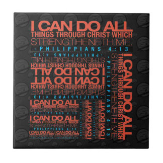 Philippiansの4:13のタイル タイル