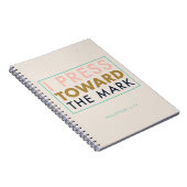 Philippiansの4:13のノート ノートブック (右側)