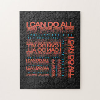 Philippiansの4:13のパズル ジグソーパズル