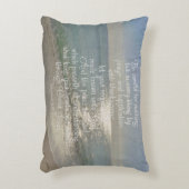 Philippiansの4:13の平和聖書の詩のビーチのクリスチャン アクセントクッション (正面(垂直))